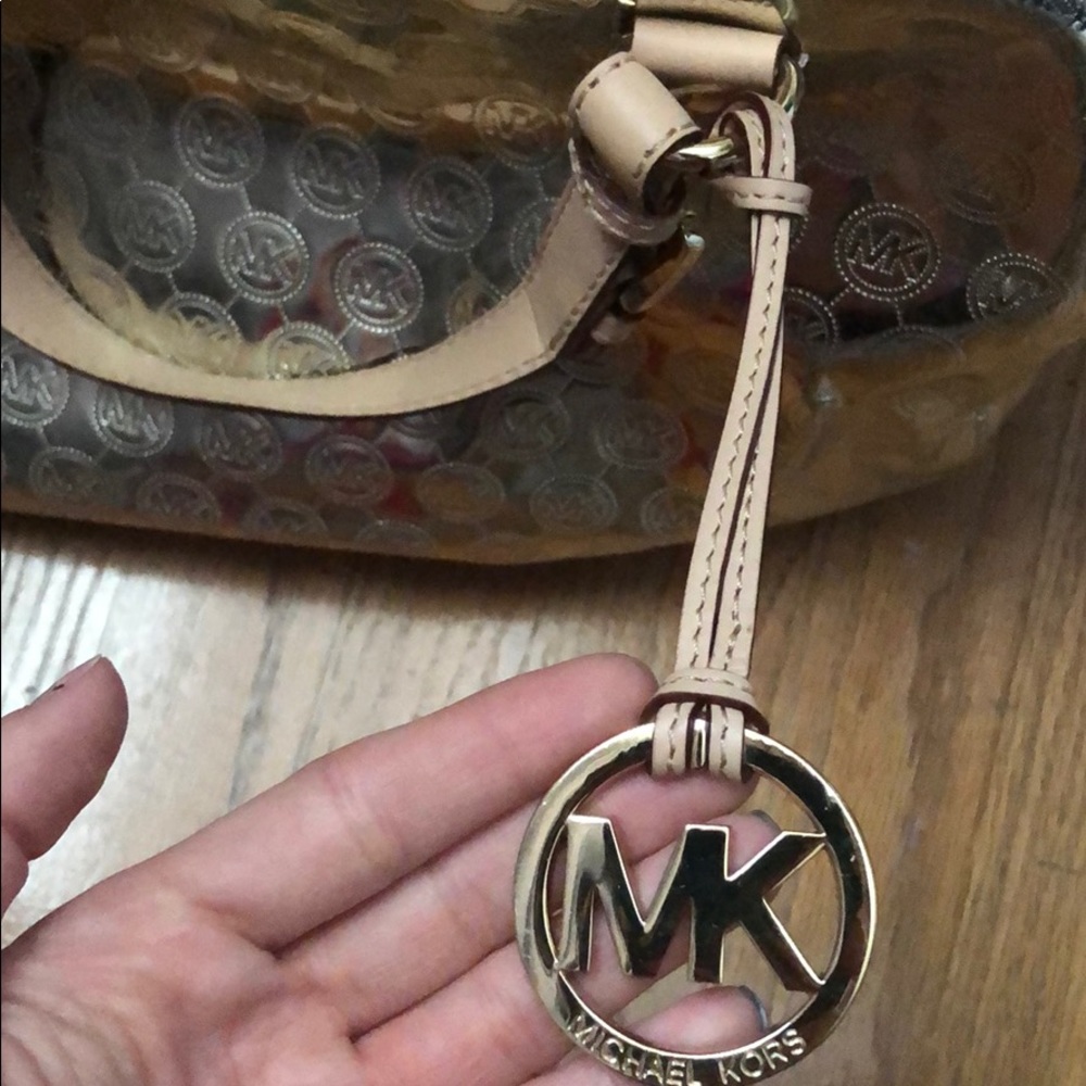 Michael Kors Gold Chrome Handbag - Picture 2 of 5
